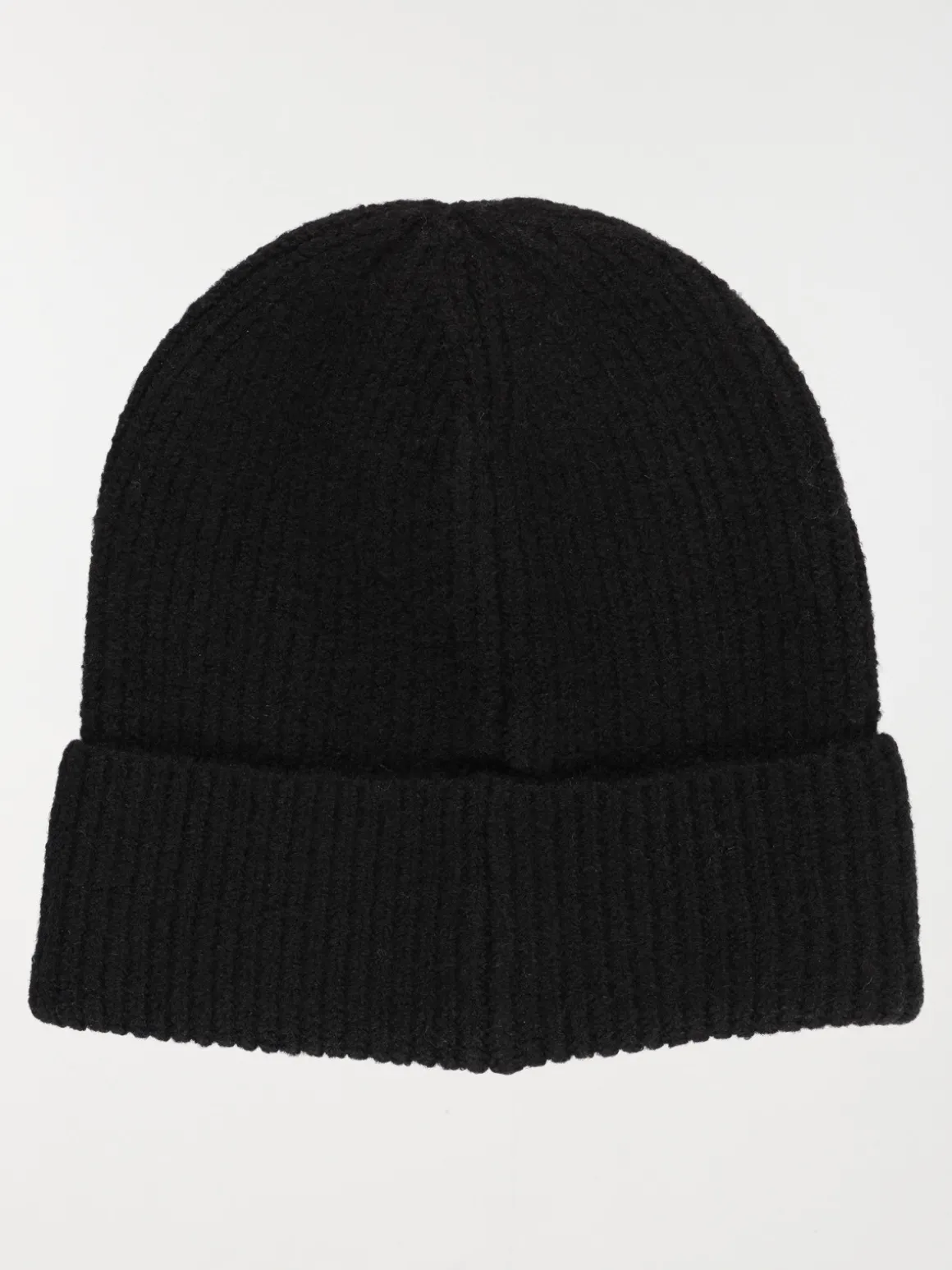Bonnet en tricot noir femme