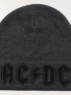Bonnet homme AC DC gris chiné