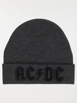 Bonnet homme AC DC gris chiné