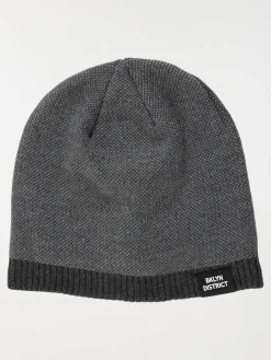 Bonnet homme gris anthracite chiné