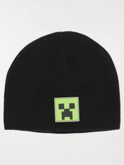 Bonnet Minecraft noir garçon