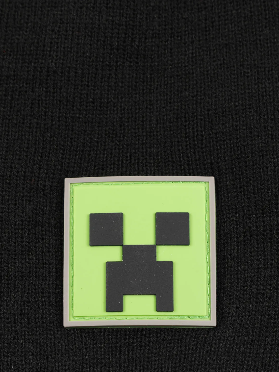 Bonnet Minecraft noir garçon
