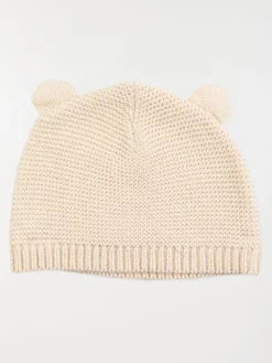 Bonnet naissance écru chiné (0-3M)