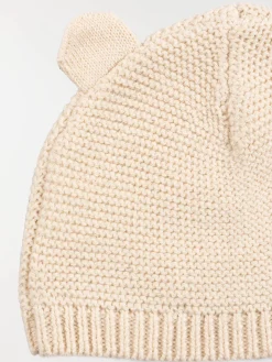 Bonnet naissance écru chiné (0-3M)