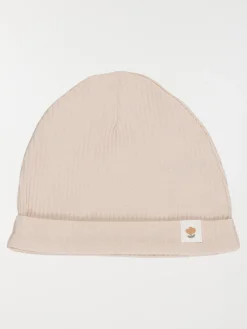Bonnet naissance fleur rose bébé