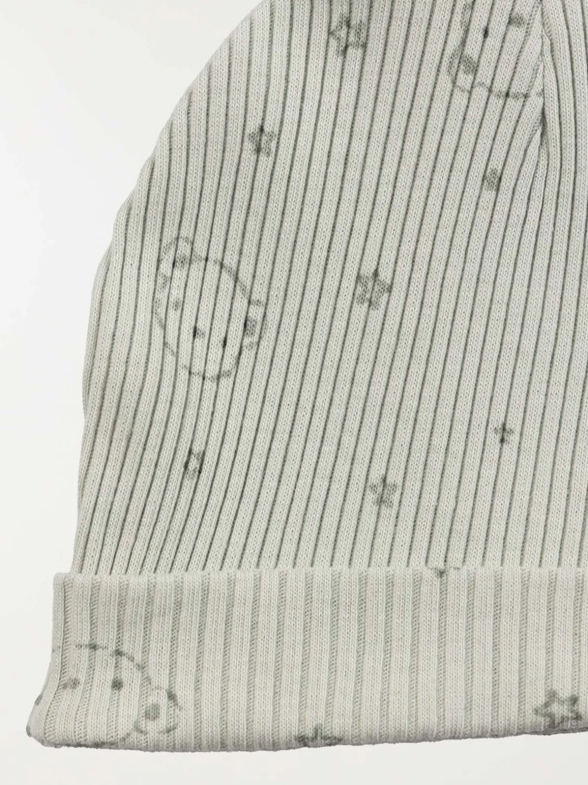 Bonnet naissance vet de gris bébé (0-3M)