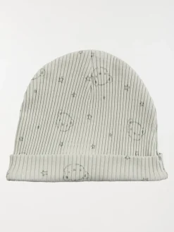 Bonnet naissance vet de gris bébé (0-3M)