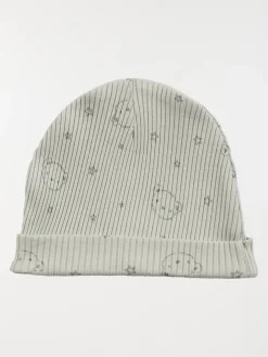 Bonnet naissance vet de gris bébé (0-3M)
