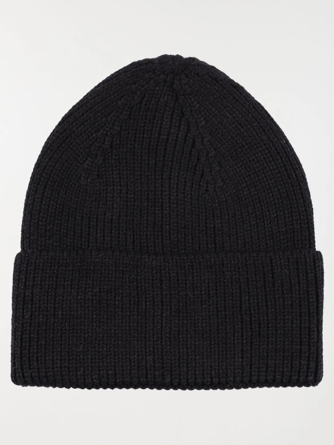 Bonnet noir revers garçon