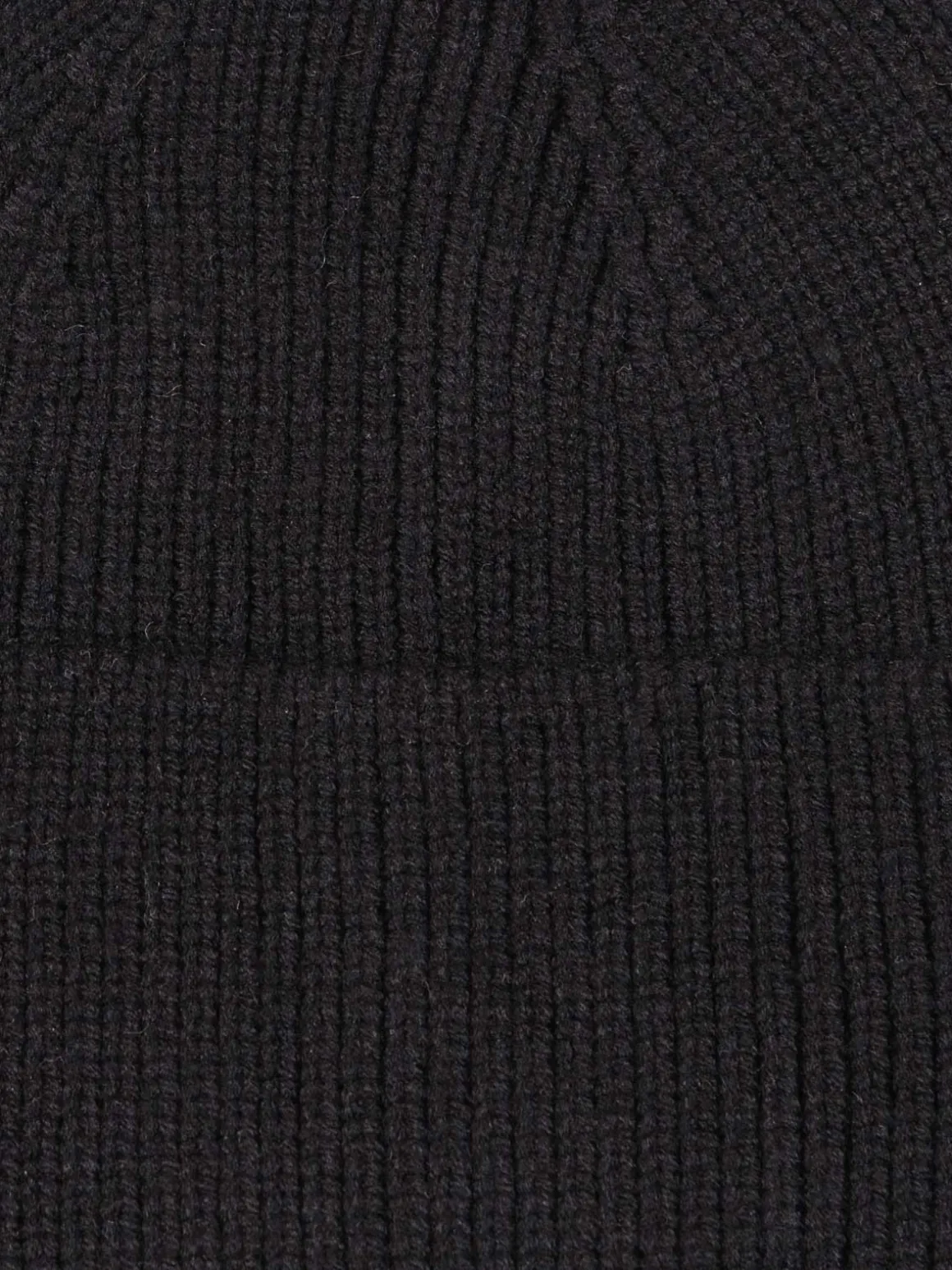 Bonnet noir revers garçon
