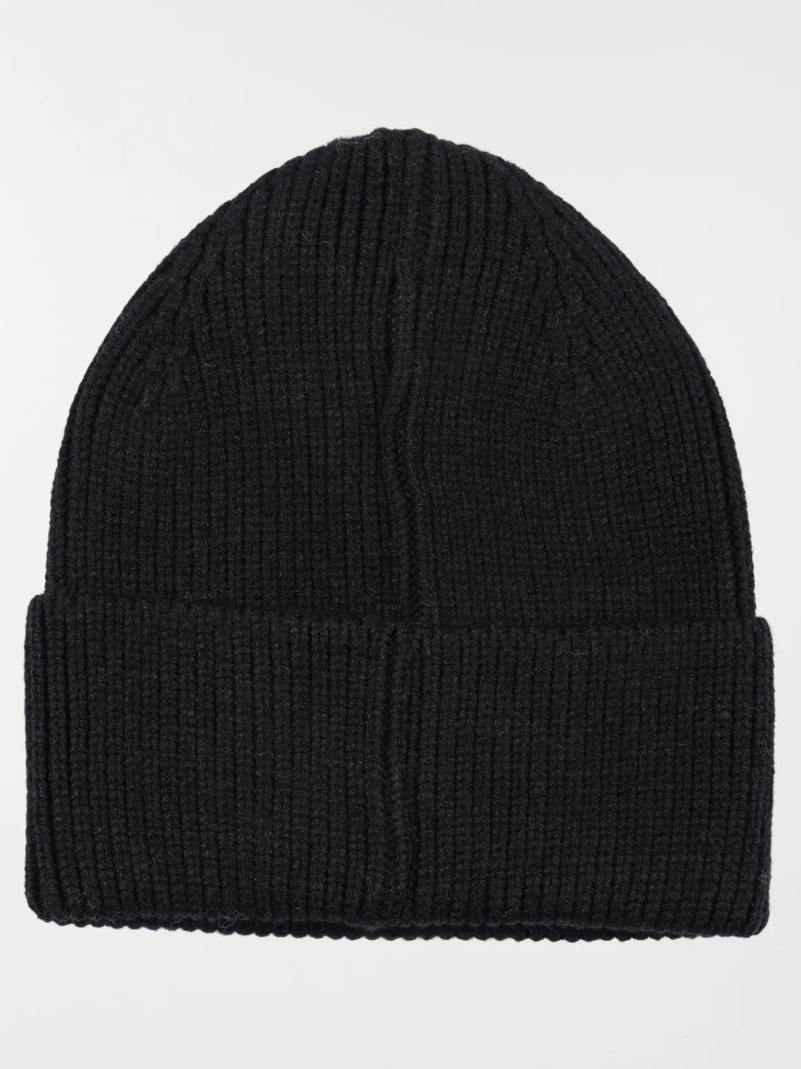 Bonnet noir revers garçon