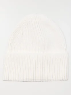 Bonnet revers écru fille