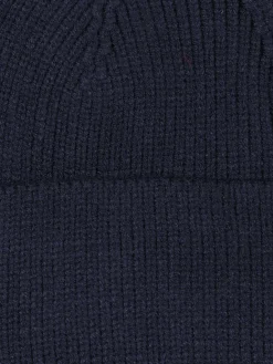 Bonnet revers marine garçon