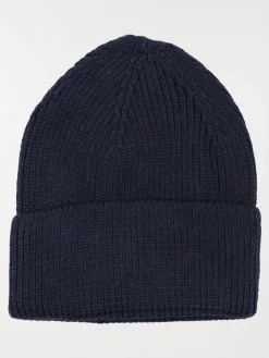 Bonnet revers marine garçon
