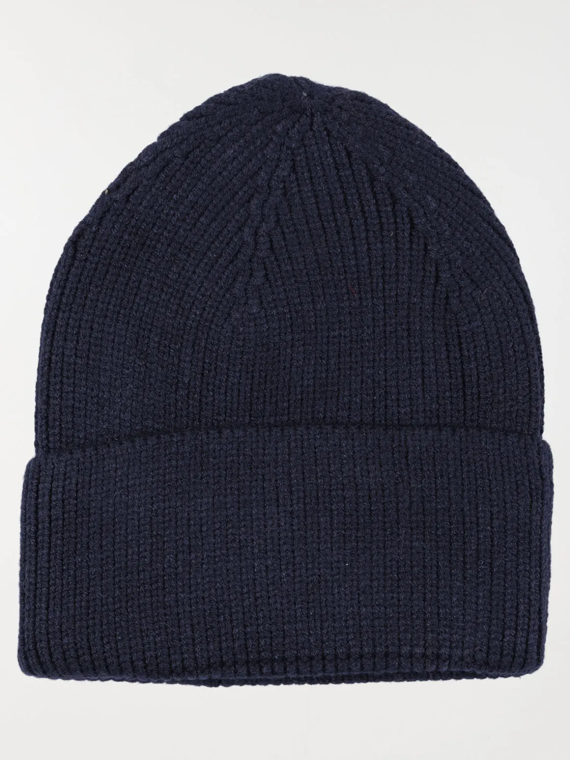 Bonnet revers marine garçon
