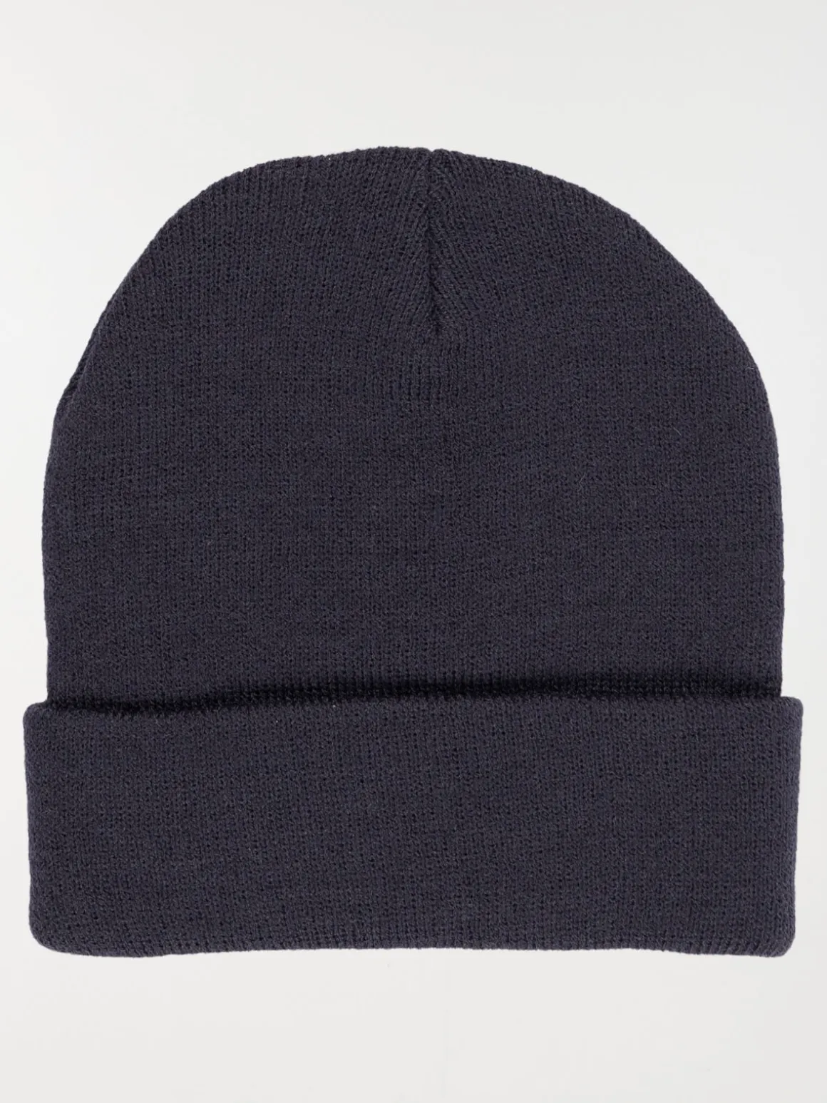 Bonnet revers marine garçon