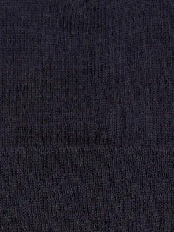 Bonnet revers marine garçon