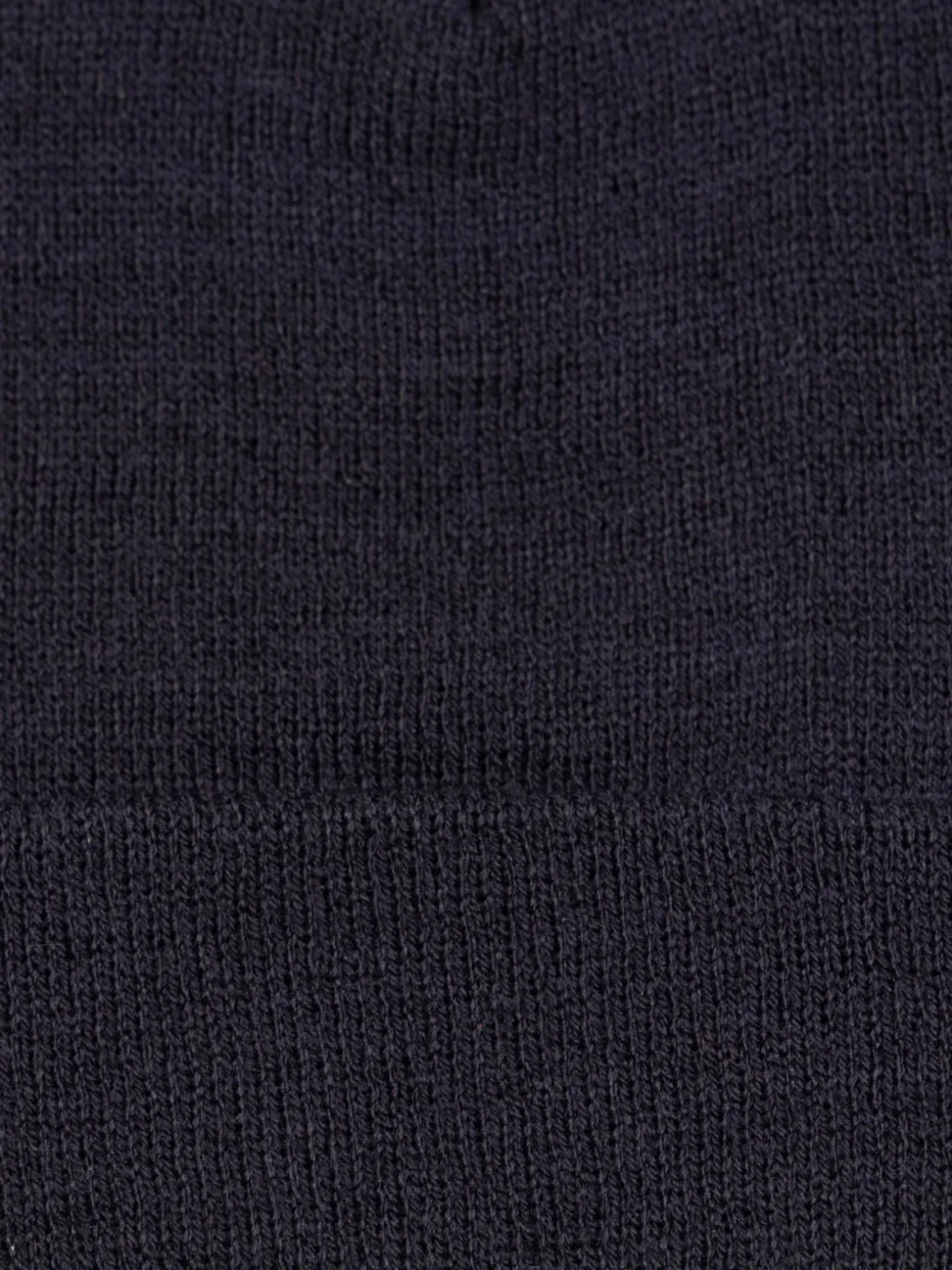 Bonnet revers marine garçon
