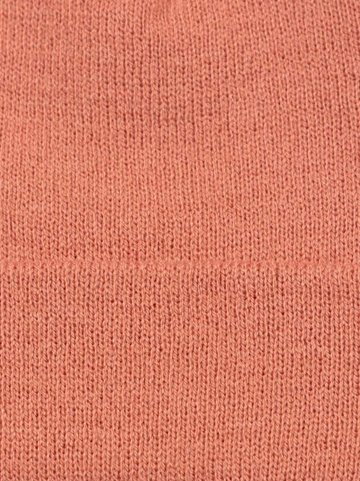 Bonnet revers rose fille