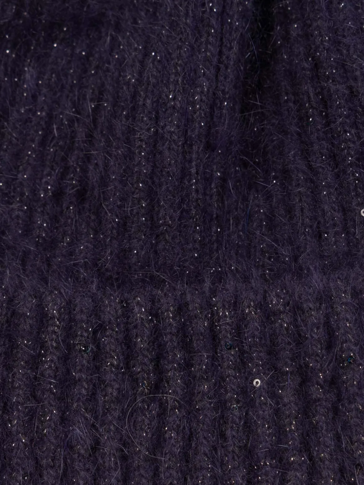 Bonnet sequins et pompon fille
