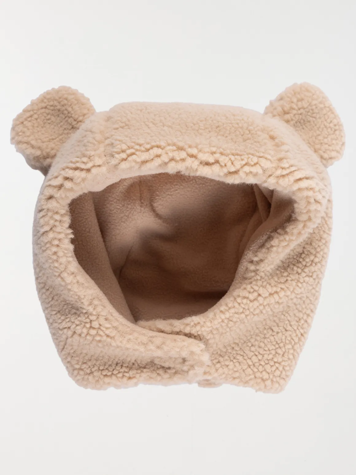 Bonnet sherpa oreilles 3D bébé