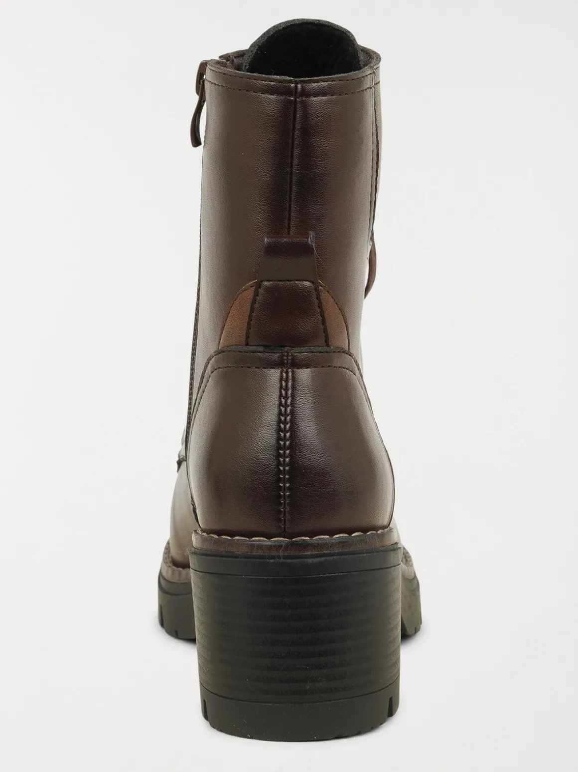 Boots à lacet bordeaux femme (36-41)