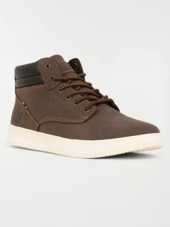 Boots à lacets homme marron (40-46)