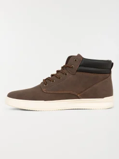 Boots à lacets homme marron (40-46)
