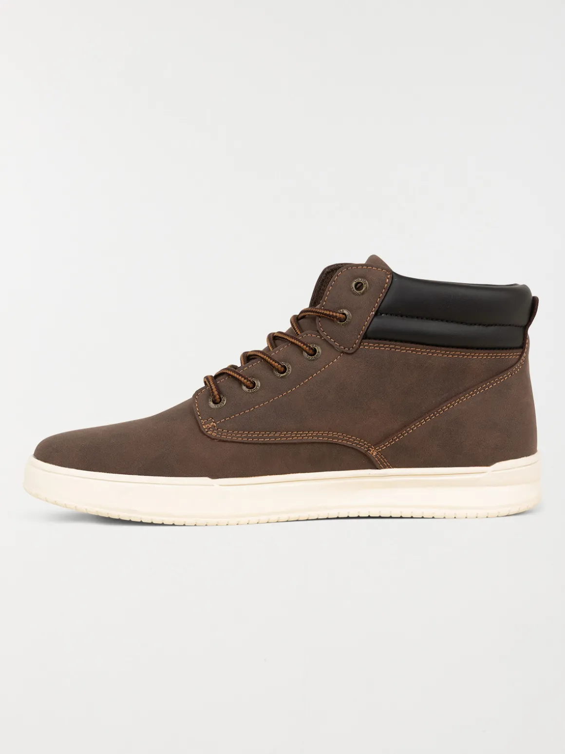 Boots à lacets homme marron (40-46)