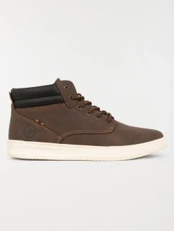 Boots à lacets homme marron (40-46)