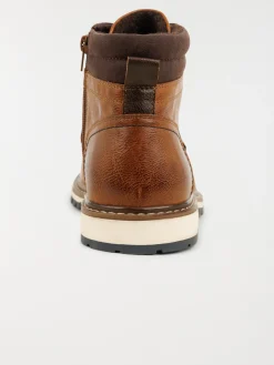 Boots camel lacets homme (40-46)