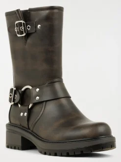 Boots femme brides fantaisies (36-41)