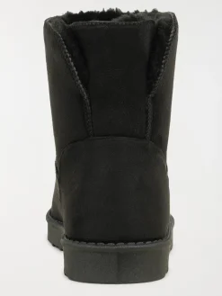 Boots femme coloris noir (36-41)
