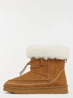 Boots fourrées coloris tan femme (36-41)