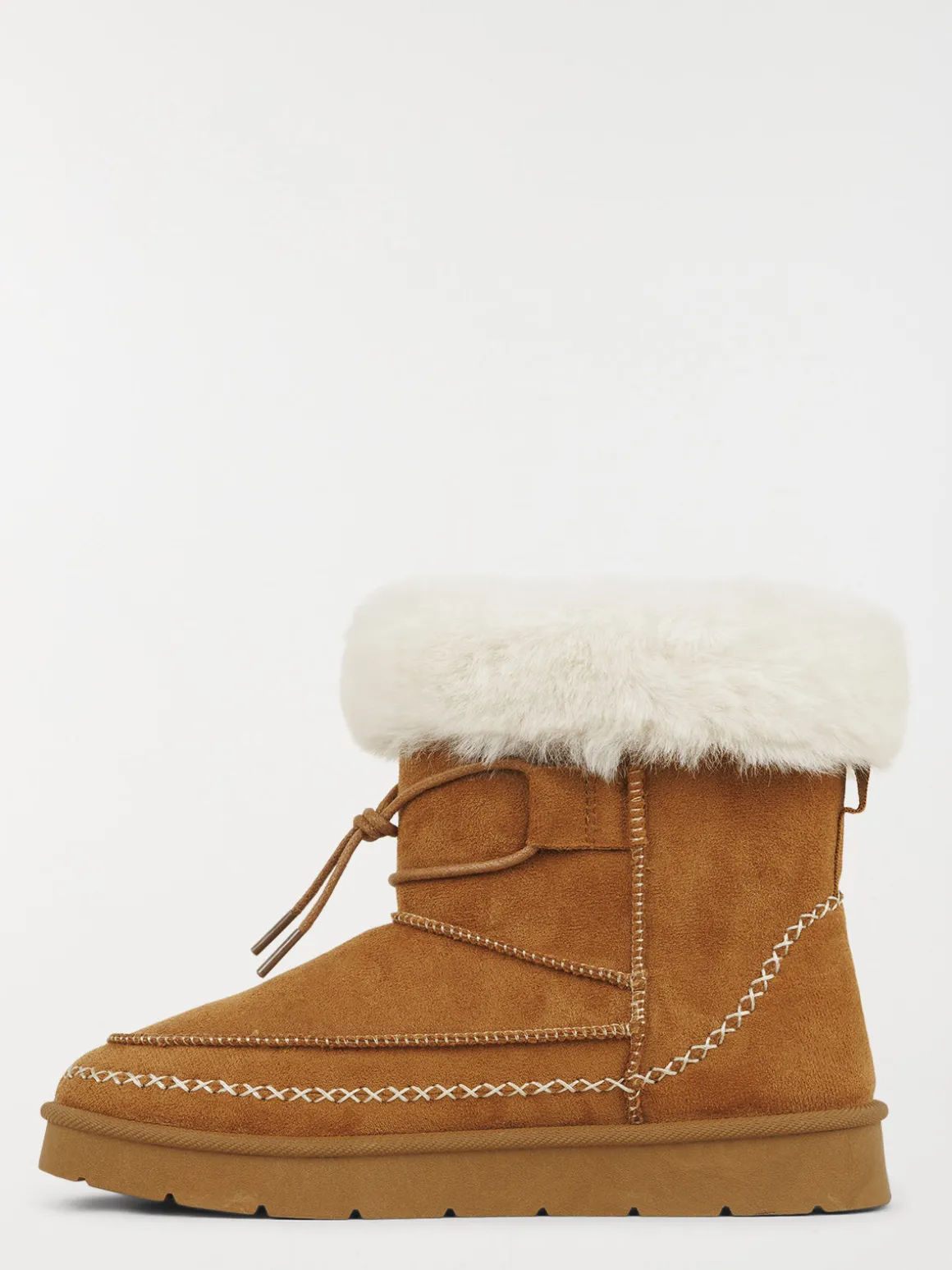 Boots fourrées coloris tan femme (36-41)