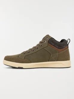 Boots kaki à lacets homme (40-45)