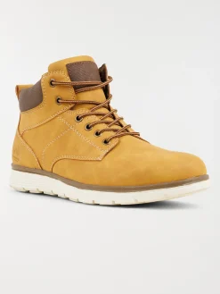 Boots lacets homme camel (40-46)