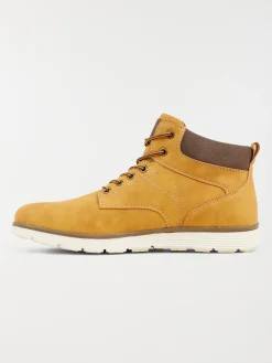 Boots lacets homme camel (40-46)