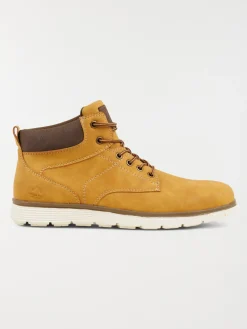 Boots lacets homme camel (40-46)