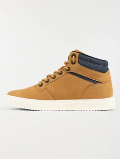 Boots lacets homme jaune (40-45)