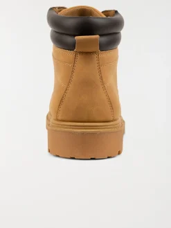 Boots lacets homme marron (40-46)