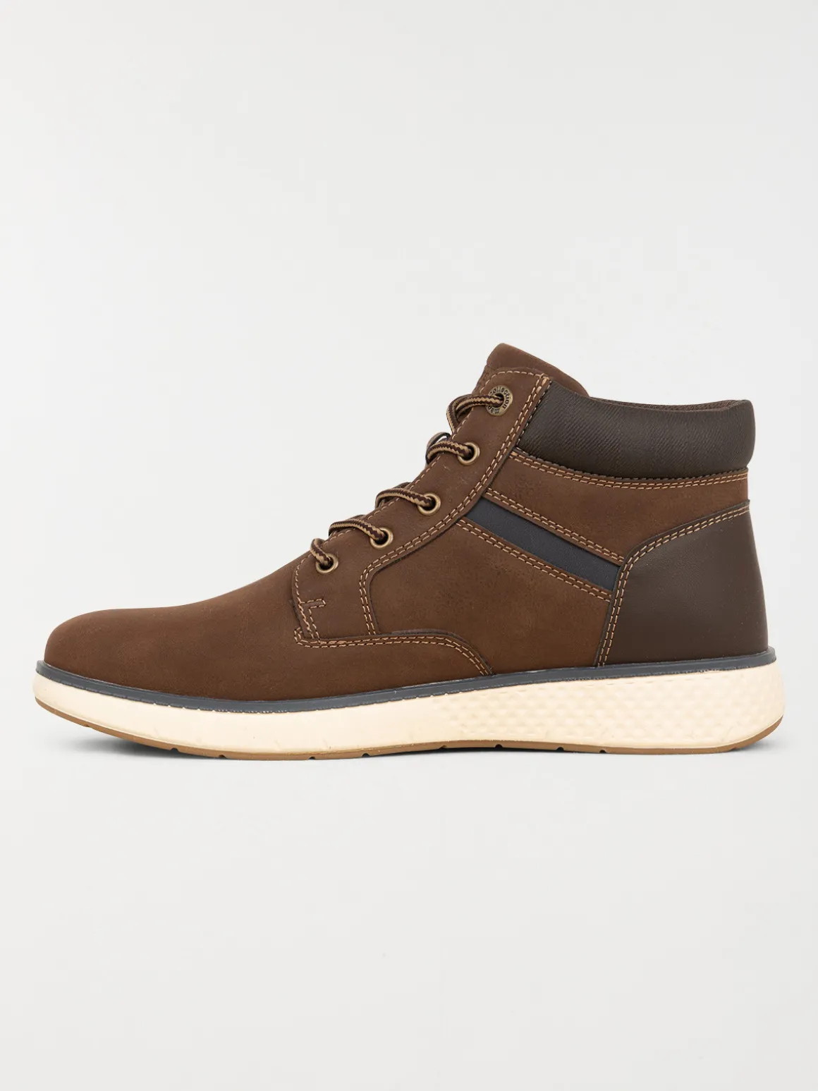 Boots lacets homme marron (40-46)