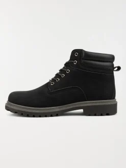 Boots lacets homme noir (40-46)