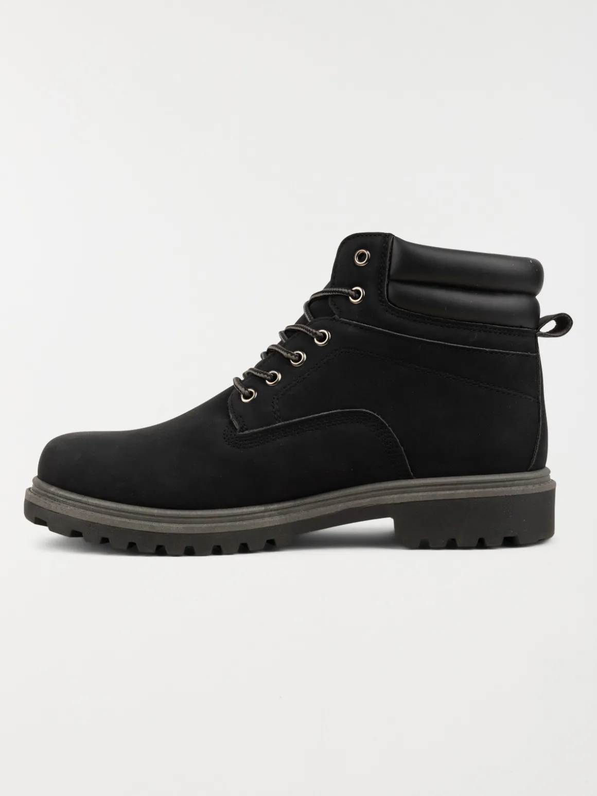 Boots lacets homme noir (40-46)
