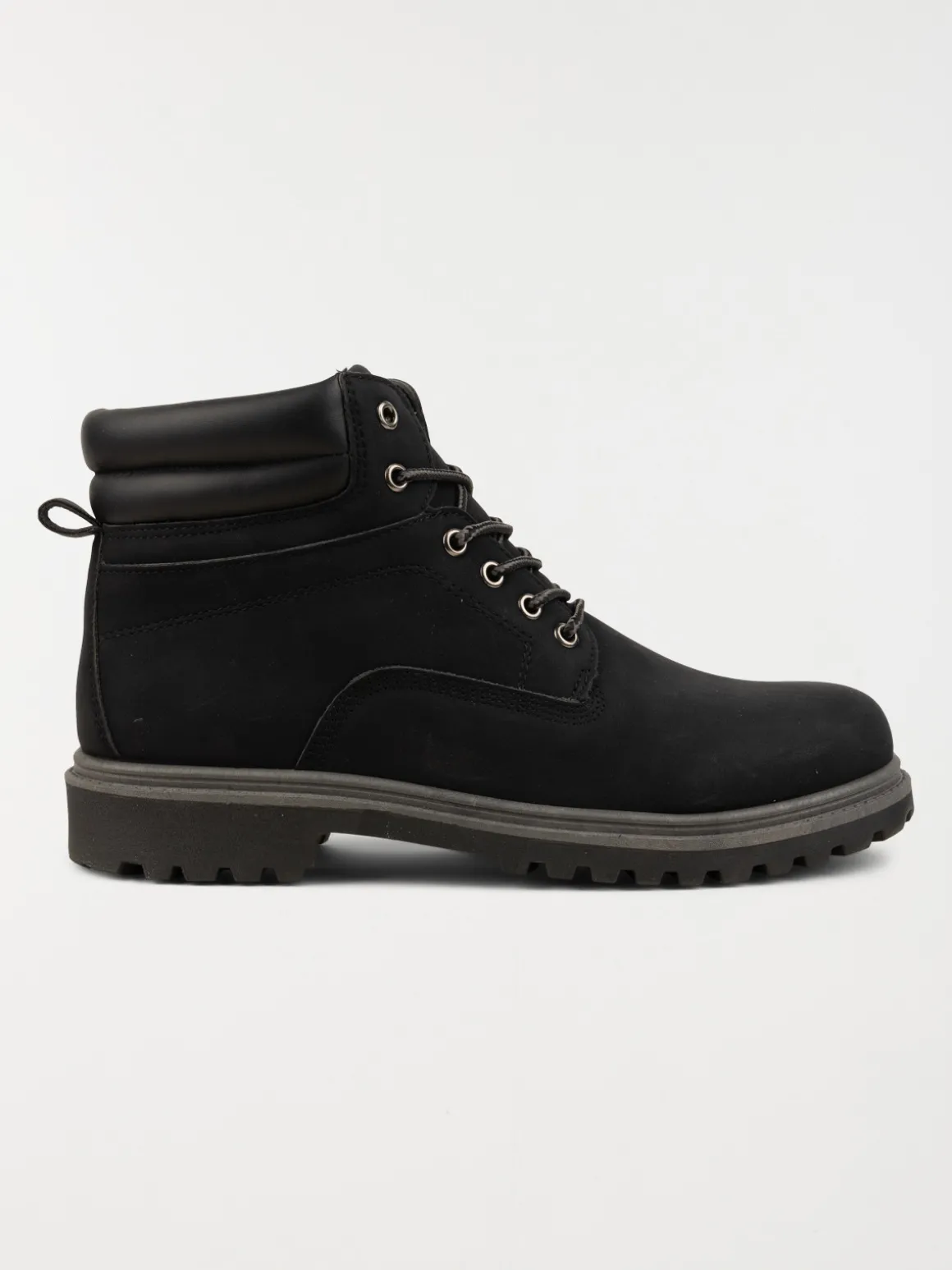 Boots lacets homme noir (40-46)