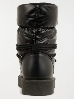 Boots lacets noires femme (36-41)