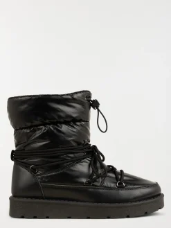 Boots lacets noires femme (36-41)