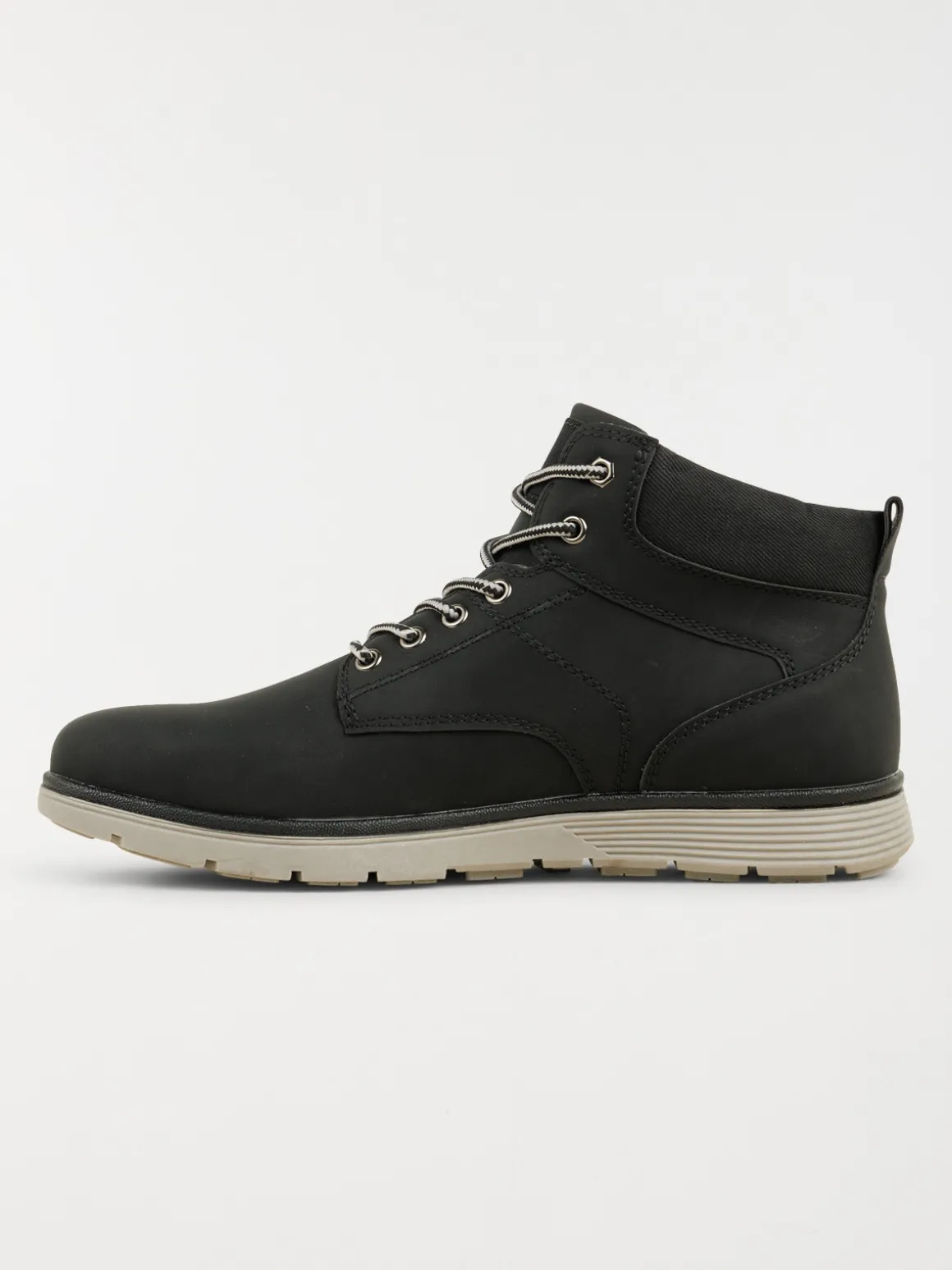 Boots lacets noires homme (40-46)