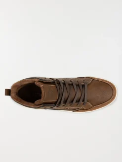 Boots marrons à lacets homme (40-46)