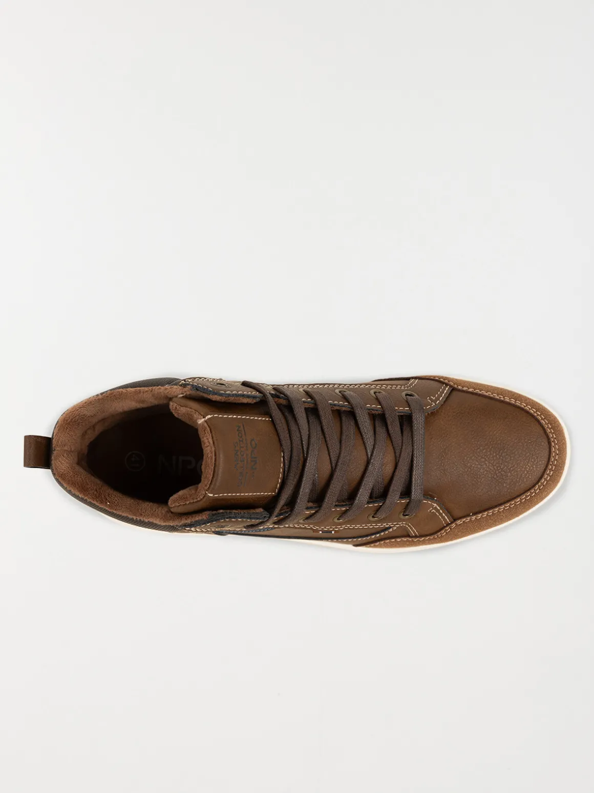 Boots marrons à lacets homme (40-46)